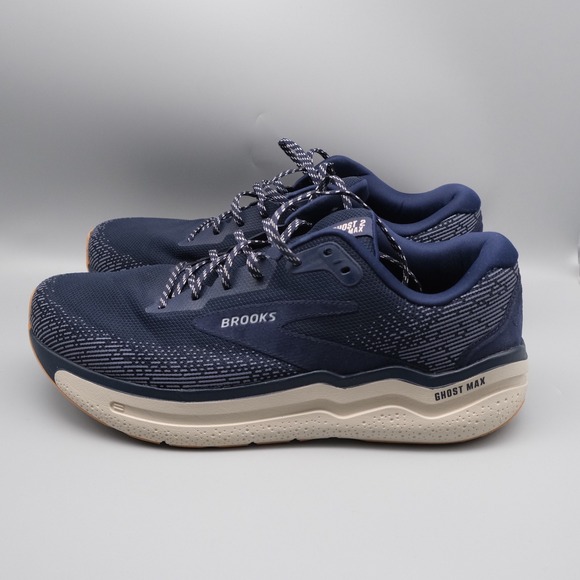 Brooks Ghost Max 2 Shoes Men Size 15 Peacoat Stone Biscuit Sneakers 1104311D453 - Picture 11 of 11